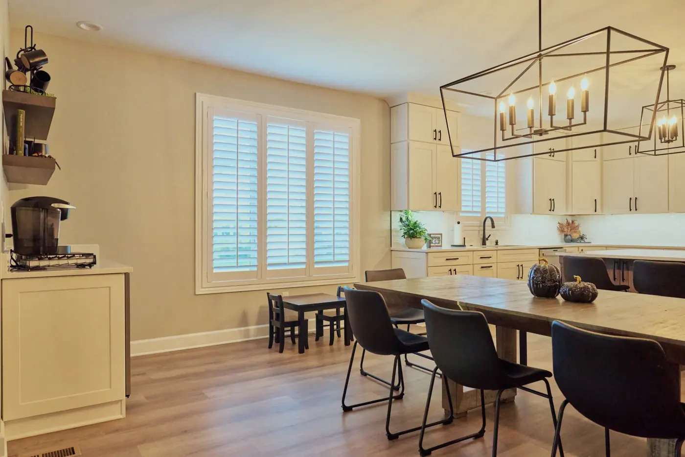 Custom shades measured and installed in Noblesville