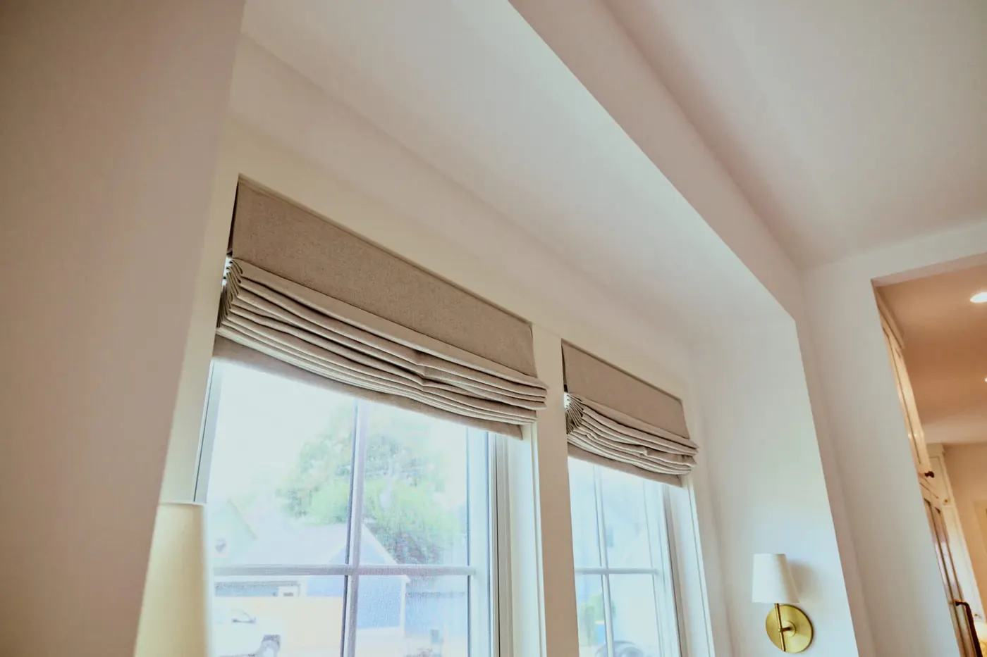Custom shades measured and installed in Noblesville