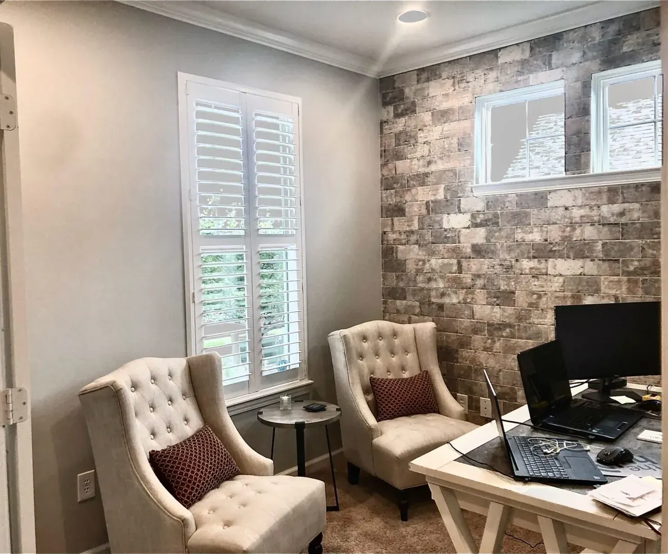 Cellular shades in a Noblesville living room